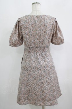 画像3: Fi.n.t / チョーカーリボン付き小花柄ミニワンピース Free PINK BEIGE H-25-09-13-032-CA-OP-NS-ZH