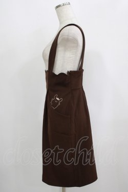 画像2: Fi.n.t / サス付きスカラップスカート/ポムポムプリン Free BROWN H-25-09-13-033-CA-SK-NS-ZH