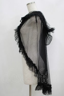 画像2: metamorphose / ドットチュールマント Free ブラック H-25-09-13-040-ME-TO-NS-ZH