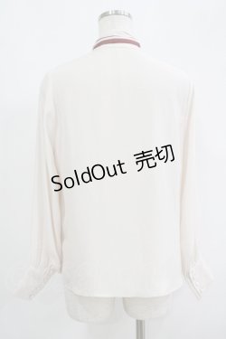 画像3: an another angelus / スカーフタイ付きスタンドカラーブラウス Free  H-25-09-13-044-CA-BL-NS-ZH