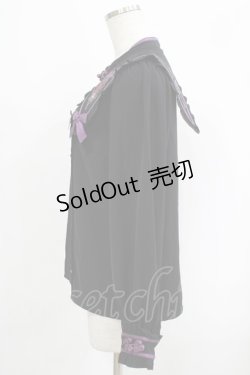 画像2: Amavel / 宮燈街の飴売り子チャイナブラウス Free ブラック H-25-09-13-047-CA-BL-NS-ZH