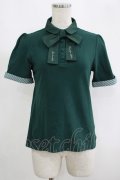 Fi.n.t / ロゴ刺繍タイポロシャツ Free GREEN H-25-09-13-050-CA-BL-NS-ZH