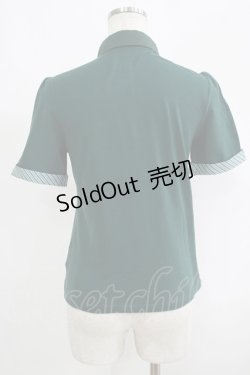 画像3: Fi.n.t / ロゴ刺繍タイポロシャツ Free GREEN H-25-09-13-050-CA-BL-NS-ZH