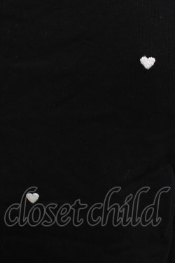 画像4: An MILLE / ハート刺繍トップス Free ブラック H-25-09-13-051-EL-TO-NS-ZH