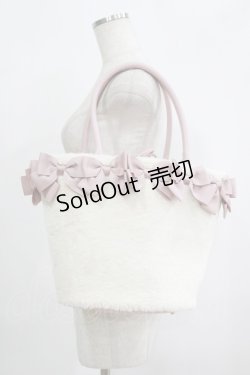 画像2: m petit by misako / AM*NIリボンFバッグ  オフ/ピンク H-25-09-13-054-LO-BG-NS-ZH