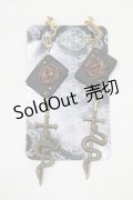 Boo!Do堂 / 最期を切るイヤリング  ゴールド H-25-09-13-059-PU-AC-NS-ZH