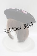 Ank Rouge / パールリボンベレー  ブラック/ピンク H-25-09-13-067-CA-AC-NS-ZH