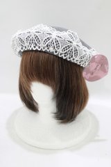 m petit by misako / TT*AMレースBベレー  グレー H-25-09-13-072-LO-AC-NS-ZH