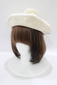 CHOCOCHIP COOKIE / ポンポンベレー帽  オフ H-25-09-13-073-LO-AC-NS-ZH