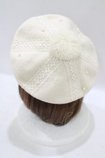 画像2: CHOCOCHIP COOKIE / ポンポンベレー帽  オフ H-25-09-13-073-LO-AC-NS-ZH (2)