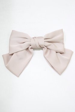画像2: Fi.n.t / サテンビッグリボンバレッタ  PINK H-25-09-13-077-CA-AC-NS-ZH