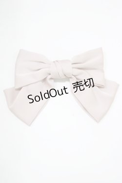 画像2: Fi.n.t / サテンビッグリボンバレッタ  PINK H-25-09-13-077-CA-AC-NS-ZH