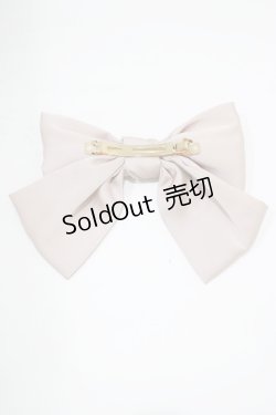 画像3: Fi.n.t / サテンビッグリボンバレッタ  PINK H-25-09-13-077-CA-AC-NS-ZH