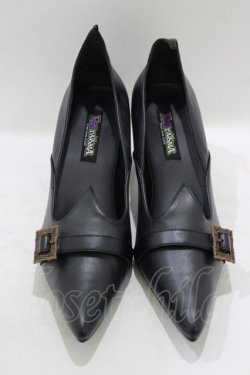 画像1: FUNTASMA（海外ブランド） / バックルミュール 31cm ブラック H-25-09-13-080-PU-SH-NS-ZH