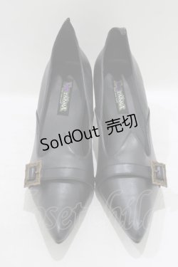 画像1: FUNTASMA（海外ブランド） / バックルミュール 31cm ブラック H-25-09-13-080-PU-SH-NS-ZH