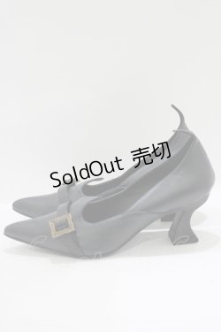 画像2: FUNTASMA（海外ブランド） / バックルミュール 31cm ブラック H-25-09-13-080-PU-SH-NS-ZH