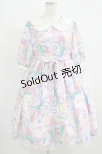 Angelic Pretty / Flower Egg Gardenワンピース Free ピンク H-25-09-13-011-AP-OP-NS-ZH