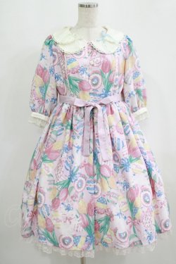 画像1: Angelic Pretty / Flower Egg Gardenワンピース Free ピンク H-25-09-13-011-AP-OP-NS-ZH