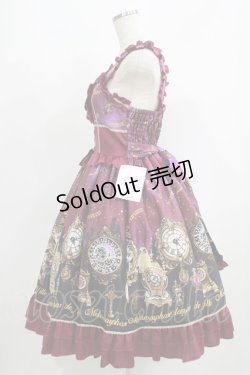 画像2: metamorphose / Clock Forest Night フリルジャンパースカート サイズ1 ダリアパープル H-25-09-13-002-ME-OP-NS-ZH