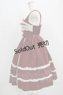 画像2: metamorphose / 両山レースジャンパースカート サイズ1 ボルドー H-25-09-13-014-ME-OP-NS-ZH