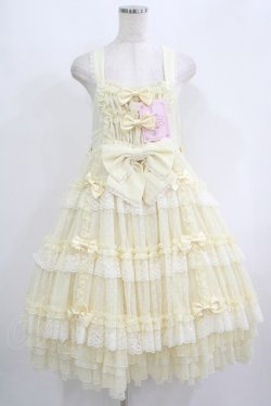 画像1: metamorphose / 【プラスサイズ】追憶の姫君ジャンパースカート プラスサイズ 生成り H-25-09-13-016-ME-OP-NS-ZH