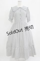 m petit by misako / AM*ギンガムCHKワンピース Free グレー H-25-09-13-020-LO-OP-NS-ZH