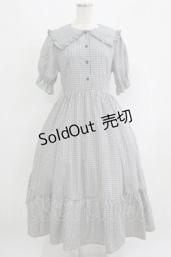 画像1: m petit by misako / AM*ギンガムCHKワンピース Free グレー H-25-09-13-020-LO-OP-NS-ZH