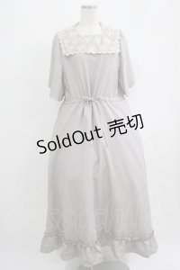 m petit by misako / レースセーラーワンピース LL グレー H-25-09-13-021-LO-OP-NS-ZH