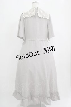 画像3: m petit by misako / レースセーラーワンピース LL グレー H-25-09-13-021-LO-OP-NS-ZH