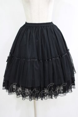 画像1: axes femme kawaii / クラシックパニエ M ブラック H-25-09-13-024-AX-SK-NS-ZH