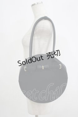 画像1: m petit by misako / AMサークルリボントート  ブラック H-25-09-14-030-LO-BG-NS-ZH
