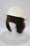 m petit by misako / TT*AMPLリボンカンカン帽  オフ H-25-09-14-031-LO-AC-NS-ZH