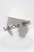 m petit by misako / TT*AMPLリボンカンカン帽  オフ H-25-09-14-031-LO-AC-NS-ZH