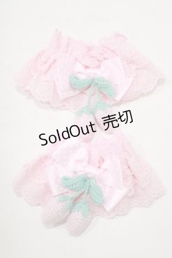 画像1: Angelic Pretty / スウィートベリィお袖とめ  ピンク/ピンク H-25-09-14-039-AP-ZA-NS-ZH