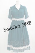 Fi.n.t / レース使いピンドットワンピース Free BLUE GREEN H-25-09-14-005-CA-OP-NS-ZH