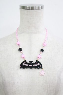 画像2: Angelic Pretty / Magical Trickネックレス  ブラック/ピンク H-25-09-14-047-AP-AC-NS-ZH