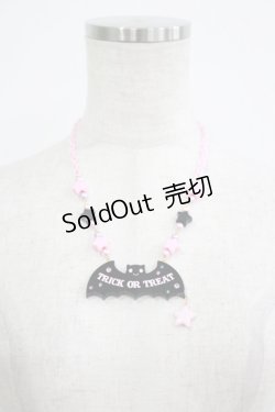 画像2: Angelic Pretty / Magical Trickネックレス  ブラック/ピンク H-25-09-14-047-AP-AC-NS-ZH