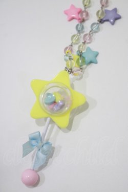 画像1: Angelic Pretty / DreamyベビールームStar Toyネックレス  イエロー H-25-09-14-049-AP-AC-NS-ZH