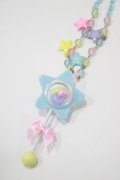 Angelic Pretty / DreamyベビールームStar Toyネックレス  サックス H-25-09-14-050-AP-AC-NS-ZH