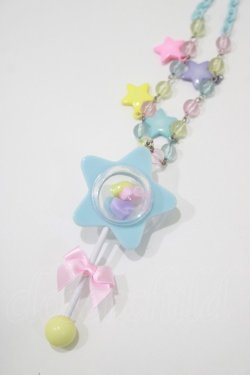 画像1: Angelic Pretty / DreamyベビールームStar Toyネックレス  サックス H-25-09-14-050-AP-AC-NS-ZH