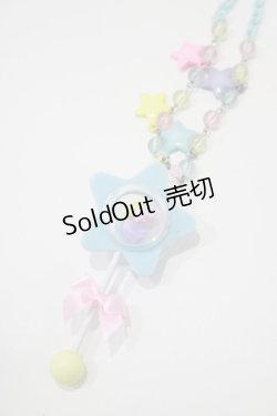 画像1: Angelic Pretty / DreamyベビールームStar Toyネックレス  サックス H-25-09-14-050-AP-AC-NS-ZH