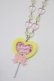 画像1: Angelic Pretty / ハートロリポップネックレス  イエロー H-25-09-14-053-AP-AC-NS-ZH (1)
