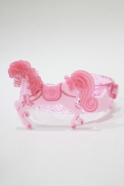 画像1: Angelic Pretty / Magicalポニーバングル  ピンク H-25-09-14-056-AP-AC-NS-ZH