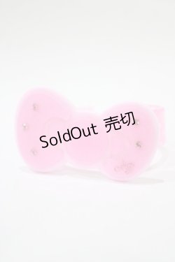 画像1: Angelic Pretty / Hello Kittyリボンバングル  ピンク H-25-09-14-057-AP-AC-NS-ZH