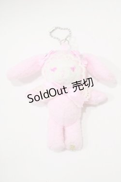 画像1: BABY,THE STARS SHINE BRIGHT / うさくみゃキーホルダー  ピンク H-25-09-14-070-BA-ZA-NS-ZH