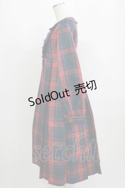 画像2: FLC / MINA*タータンチェックワンピース S グリーン H-25-09-14-006-LO-OP-NS-ZH