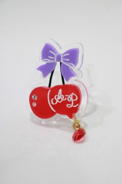 画像1: Angelic Pretty / ドレンチェリーリング  ラベンダー H-25-09-14-072-AP-AC-NS-ZH