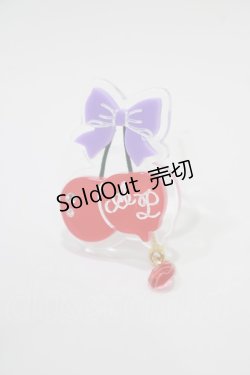 画像1: Angelic Pretty / ドレンチェリーリング  ラベンダー H-25-09-14-072-AP-AC-NS-ZH