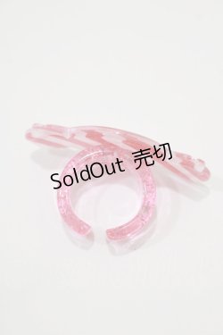 画像2: Angelic Pretty / ストライプCandyリング Free オフ/レッド H-25-09-14-074-AP-AC-NS-ZH