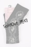 m petit by misako / ECAMOVKバラレースソックス  ブラック H-25-09-14-1037-LO-ZA-NS-ZH